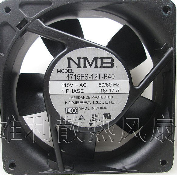 NMB 4715FS-12T-B40 115V 0.18/0.17A fan NMB 4715FS-12T-B40 115V 0.18/0.17A fan